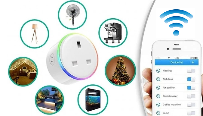Smart Wi-Fi Plug with Built-In Night Light
