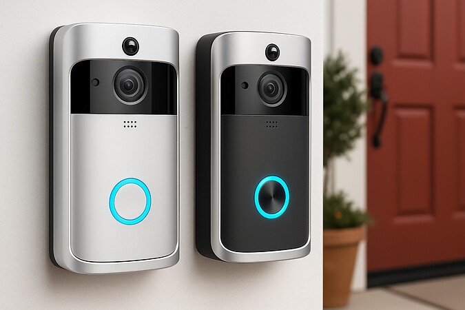 Sentinel Smart Video Doorbell with Two-Way Intercom & Night Vision