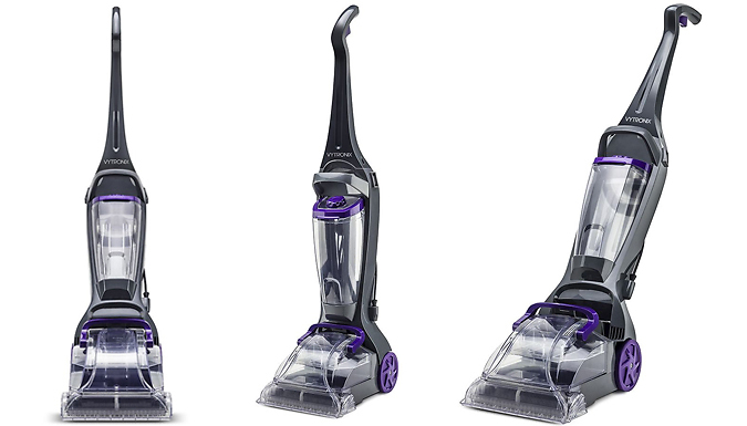 Vytronix 800W Upright Carpet Cleaner With 28 Water Jets