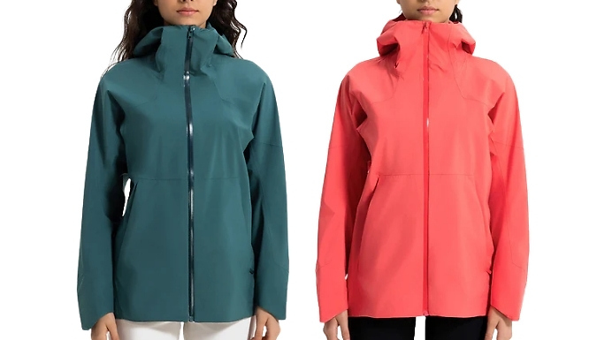Women's Wind & Waterproof Outdoor Jacket - 2 Colours, 5 Sizes!