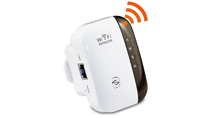 Plug-In Wi-Fi Booster - Up to 300m Coverage!