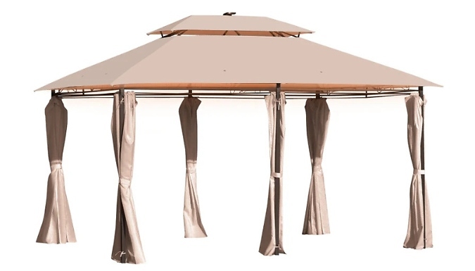 Outsunny Outdoor Pavillion Canopy Party Tent - 4 X 3M!