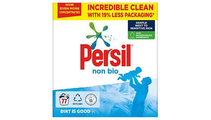 2-Pack Persil Non-Bio Gentle Washing Powder - 154 Washes All Together!