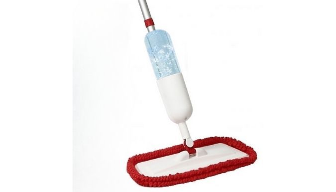 2-in-1 Wet & Dry Microfiber Spray Mop at Go Groopie