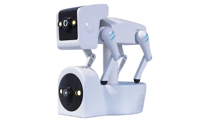 Dual Lens Robotic Dog Security Monitoring from Go Groopie IE