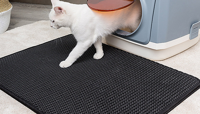 2 layer cat litter sales mat