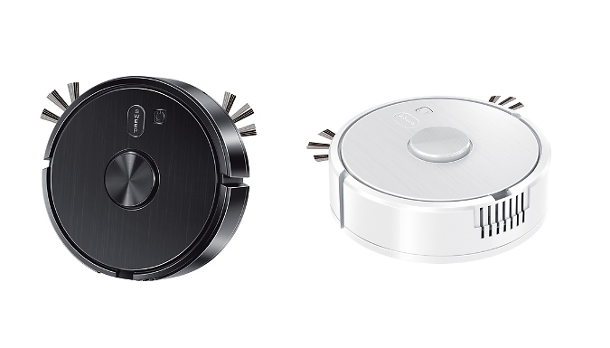 USB Rechargeable Sweeping Robot Vacuum - Black or White