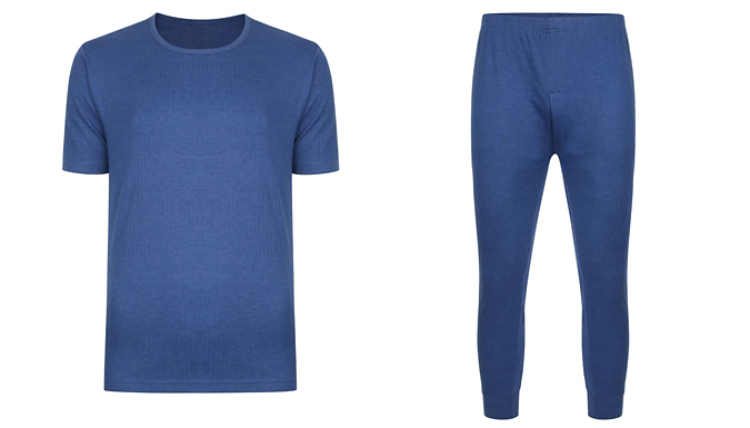 Thermal Long John & T-Shirt Set -4 Colours & 5 Sizes