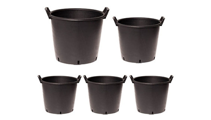Nest of Five Heavy Duty Pots