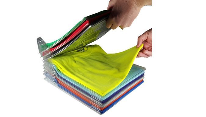 T-Shirt Folder & Organiser - 1 or 2 Piece at Go Groopie