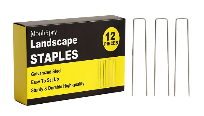 36-Pack of Multi-Purpose Galvanised Steel Pegs