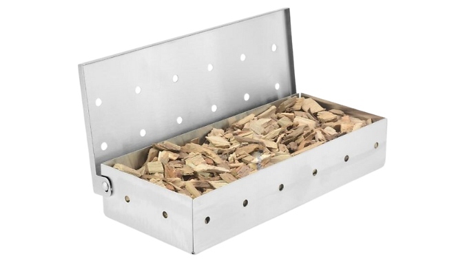 Steel BBQ Wood Chip Smoke Box