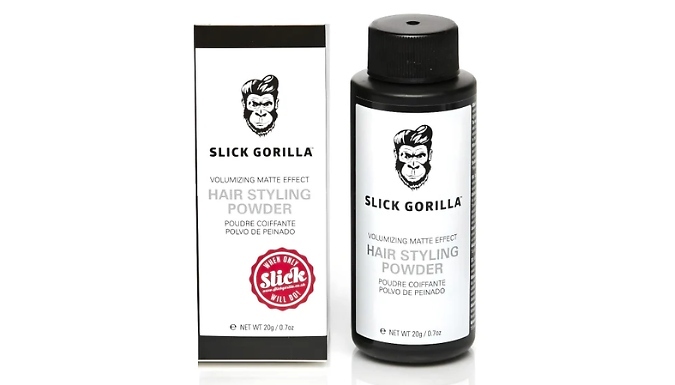 1 or 2 Bottles of Slick Gorilla Hair Styling Powder (20g) - Instant Volume & Texture