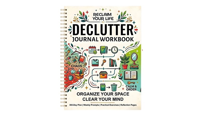 Reclaim Your Life Declutter Journal Workbook