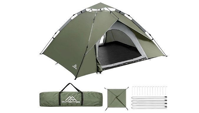 Instant Pop Up Camping Tent - 3-4 Person