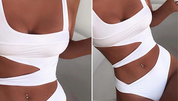 Cut-Out Swimsuit - 3 Colours & 3 Sizes