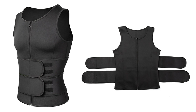 Sauna Body Shaper Training Vest - 6 Sizes from Go Groopie IE