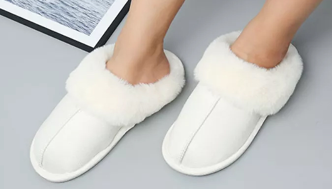 Women's Indoor Warm Plush Slippers - 4 Colours & 4 Sizes