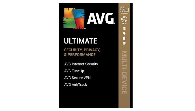 AVG Ultimate 2024 for 10 Devices - 1 Year Subscription