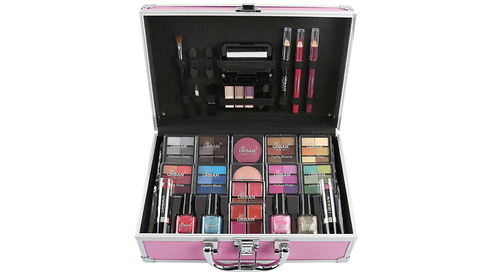 Urban Beauty Makeup Travel Vanity Case Set