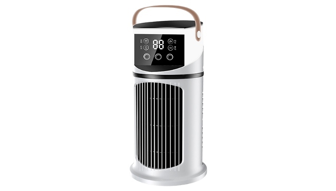 Humidifying Mist-Cooling Desktop Fan