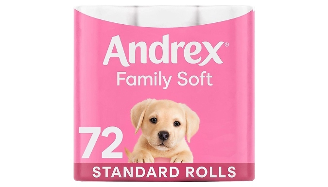 72 Rolls of Andrex Gentle Toilet Paper!