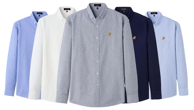 Cotton Oxford Shirt - 6 Colours & 7 Sizes