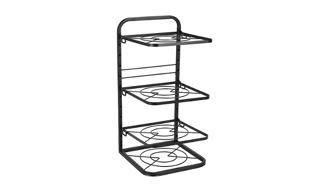 4-Tier Standing Pan Organiser Rack