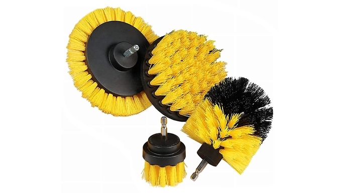 Electric Drill Brush Set - 3 or 5-Pieces!