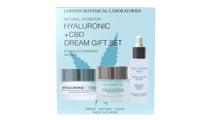 Hyaluronic & CBD Dream Gift Set - Serum, Moisturiser and Eye Cream!
