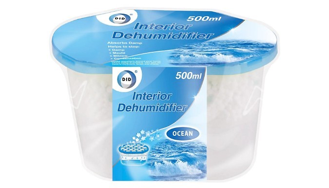 1, 3 or 5-Pack Scented Interior Dehumidifiers - 4 Scents!