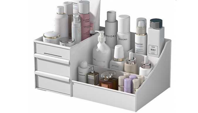 Cosmetic Storage Organiser With Drawers - 3 Colours