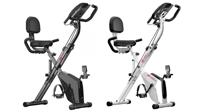 3-In-1 Folding Exercise Bike - 2 Colours