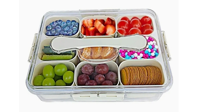 Plastic Food Storage Lunch Box With Lid - 3 Sizes