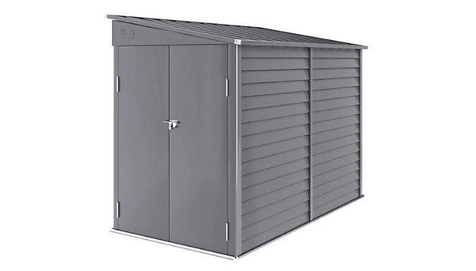 Go Groopie MHSTAR UK LTD Outsunny 5x9FT Metal Garden Shed with Foundation Kit - 2 Colours