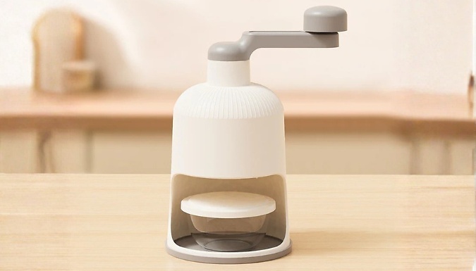Hand-Cranked Shaved Ice Maker