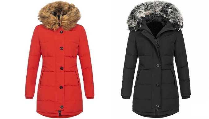 Hooded Warm Coat - 5 Colours, 7 Sizes