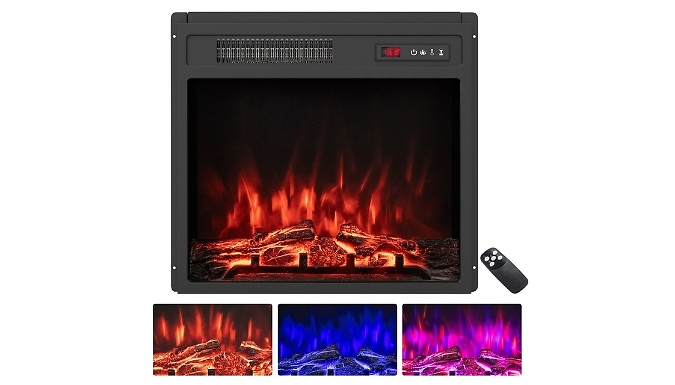 20-Inch Electric Fireplace with Remote Control