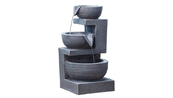 Serenity Tiered Bowl Water Feature