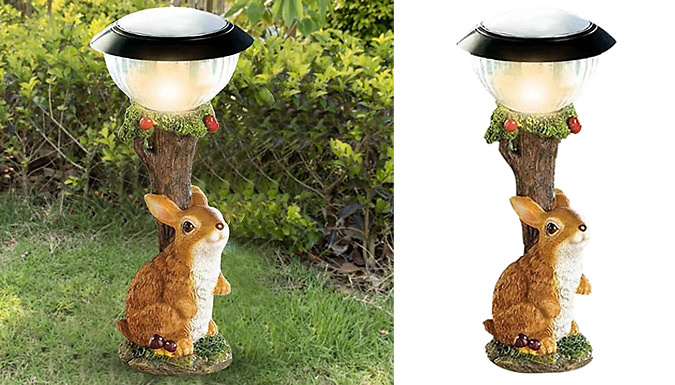 Solar LED Light-Up Animal Garden Ornament - 3 Designs