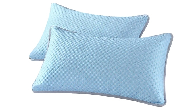 2-Pack of Cooling Breathable Pillowcases - 4 Colours!