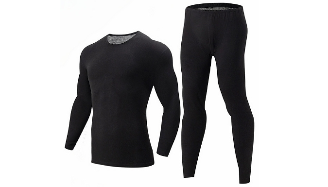 Men's 2-Piece Thermal Set - 4 Colours, 5 Sizes!