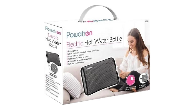 Ultra-Plush Rechargeable Hot Water Bottle- 2 Colours!