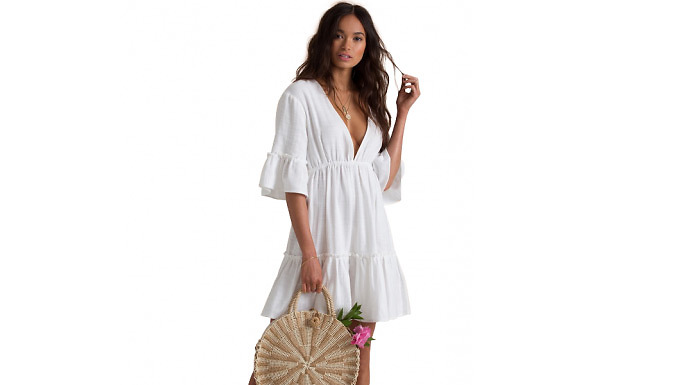 Mini Tie-Back Summer Dress