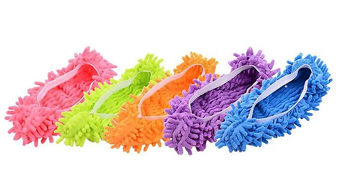 Microfibre Mop Slippers - 4 Colours