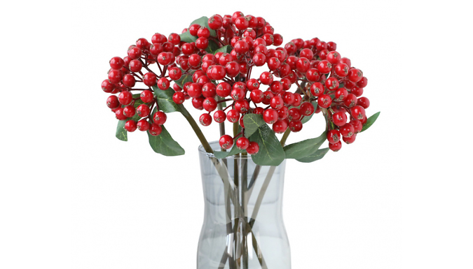 Artificial Berry Bunch Plants - 10, 20 or 30 Pieces