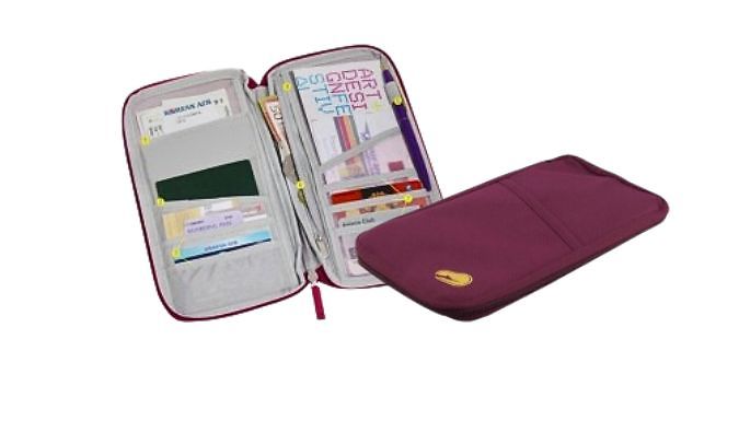 Go Groopie DML Solutions Passport Holder & Travel Organiser - 7 Colours