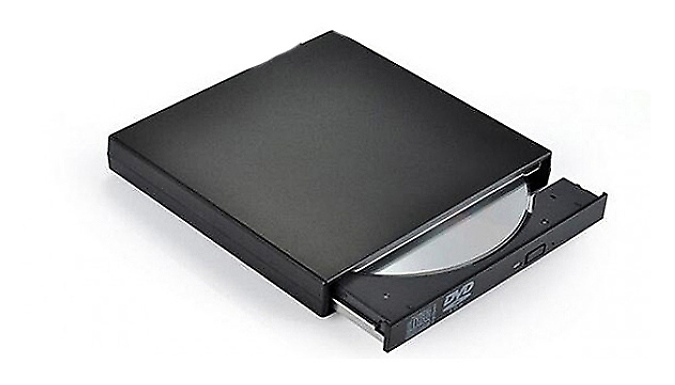 2-in-1 External DVD & CD Reader and Burner - 3 Colours