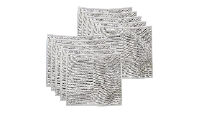 5 or 10 Piece Steel Wash Cloths!