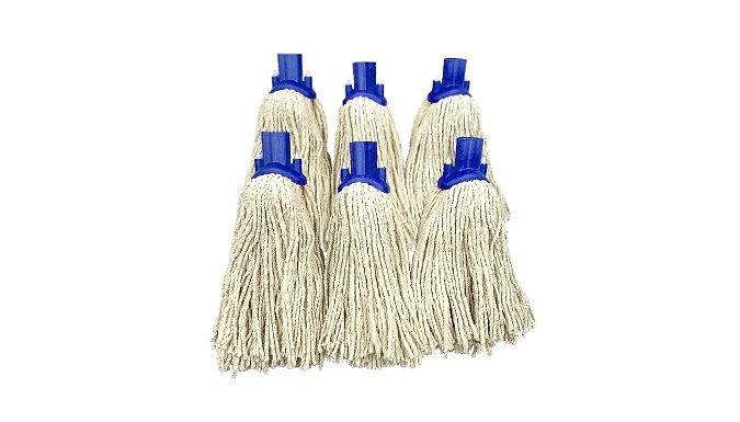 6-Pack Jumbo Sized Mop Heads